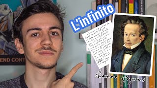 LInfinito di Giacomo Leopardi spiegazione e commento [upl. by Andonis14]