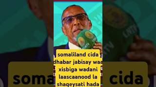 somaliland cida dhabar jabisay waa xisbiga wadani laascaanood la shaqeysati hada [upl. by Hedveh]