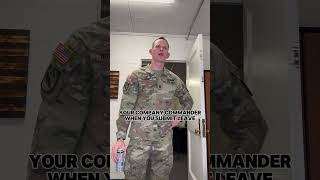 Officer Conversations music leave cringe army military soldier armypersonnel leadership [upl. by Ramsay]