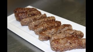 How To Make Ćevapi Skinless Sausages [upl. by Siuqaj]