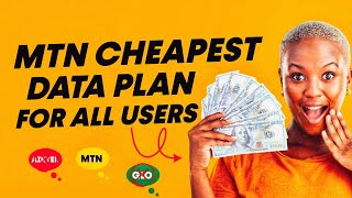 MTN Cheap Data  MTN Cheapest and Best Data Plan for all Users  DESIGN AND TECH HUB [upl. by Einram]