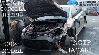 AĞIR HASAR KAYITLI 2021 TOYOTA COROLLA ONARIMI PART 1  HASAR KAYDI NASIL SORGULANIR [upl. by Aleuname50]