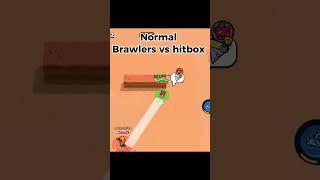 Normal Brawlers Vs Hitbox brawlstar moe hitbox brawlstarmemes [upl. by Namaan564]