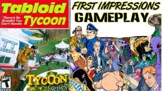 Tabloid Tycoon Gameplay First Impressions PC HD [upl. by Solegna698]