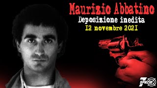 Maurizio Abbatino «Temo per la mia incolumità personale» 12 novembre 2021 [upl. by Heisser175]