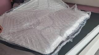 Unboxing Novaform 14quot Queen Mattress Costco [upl. by Llevol]