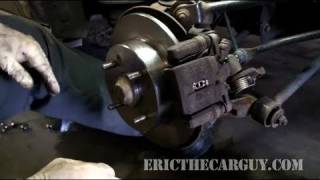 How To Replace Rear Disc Brakes Full  EricTheCarGuy [upl. by Urian]