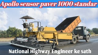 Apollo sensor paver machine 1000 standarroadseftyloadingasphaltpaverPavermachinetechknowledge [upl. by Suoivatnom]