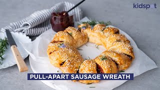 Pullapart sausage roll wreath [upl. by Aicel]