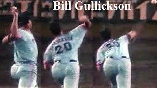 Bill Gullickson quotput strength into waist by climbing over forelegquot Pitching Mechanics Slow Motion [upl. by Trout]