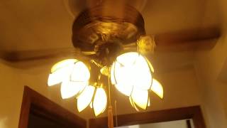 Video Tour Of The Ceiling Fans And Lighting Installed In Our House TEMPORARY UPDATES 8 [upl. by Bellda436]