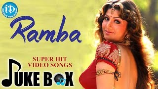 Rambha Super Hit Songs  Video Songs Jukebox  Rambha Hit Songs Collections [upl. by Ynatterb]