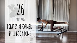 Pilates Reformer  Intermediate Pilates  Full Body Workout [upl. by Edra715]