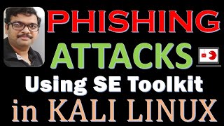 PHISHING ATTACK using SE Toolkit in KALI LINUX  SOCIAL ENGINEERING ATTACKS  ETHICAL HACKING [upl. by Gale]