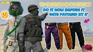 GTA 5 ONLINE  ALL WORKING 10 CLOTHING GLITCHES AFTER PATCH 169  Modded Outfits amp More [upl. by Mozelle]