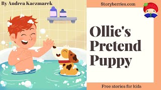 OLLIES PRETEND PUPPY 🍓 Read along animated picture book with English subtitles responsibility 🍓 [upl. by Utas]