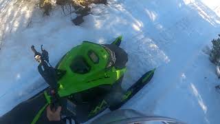 November 11 2024 858 Arctic Cat Sno Pro 154 with Stingraymods clutch kit and center shock spring [upl. by Saxon]