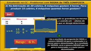 REGRA DE TRÊS SIMPLES E COMPOSTA  FÁCIL FÁCIL  CCV623 [upl. by Devin663]