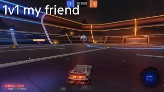 1v1 my friend end Rocket Leag [upl. by Eob]