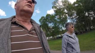 Arriving at Clumber Park Caravan and Motorhome Club Site  Easter 2017 Trip  Day 13 [upl. by Aihsrop]