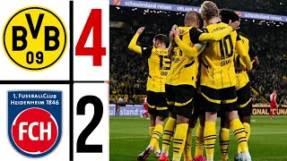 Borussia Dortmund  FC Heidenheim42 HIGHLIGHTS Bundesliga 2425  bvb 09 VS Heidenheim [upl. by Britni]