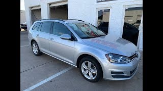 2015 VW Golf Sportwagen TDI S FOR SALE WALK AROUND [upl. by Ammadas890]