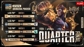 Arunachal Pradesh Quater amp Semi Finals LIVE🔥  Giveaway on Stream  North East Cup [upl. by Arrak340]