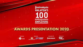 Malaysias 100 Leading Graduate Employers Awards Presentation 2020 [upl. by Huesman159]