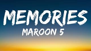 Maroon 5  Memories LyricsLetra [upl. by Kacy]