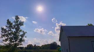 Ohio farm sunset 🌅 4 August 2024 [upl. by Arakawa407]