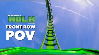 The Incredible Hulk Coaster  Official Ride POV  Islands Of Adventure [upl. by Nimref]