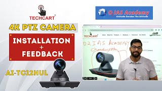 Budget 4K PTZ camera for online teaching with Auto Tracking amp Auto Framing [upl. by Artkele704]