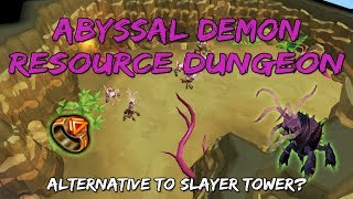 New Abyssal Demon Resource Dungeon Runescape 3 [upl. by Baseler]