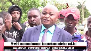 Mwiri wa mundurume kuonekana utetuo ruiini  3STONES TV NEWS [upl. by Yannodrahc417]