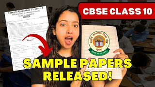 CBSE CLASS 10 SAMPLE PAPERS RELEASED  CBSE LATEST NEWS  BOARDS 2025 samplepaper class10 cbse [upl. by Anowahs]