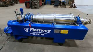 Flottweg Z4E344 Stainless Steel Tricanter Centrifuge [upl. by Noirda]