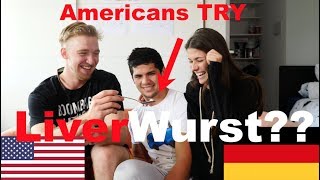 AMERICANS REACT to GERMAN LEBERWURST [upl. by Amerigo]