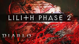 Diablo IV  ACT VI  Lilith Battle Phase 2 OST Music [upl. by Ocsecnarf]