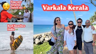 VARKALA KERALA BEST BEACHES IN INDIA 🇮🇳 CLIFF CAFES amp THINGS TO DO IN VARKALA KERALA FAMILY TRIP [upl. by Maribelle]