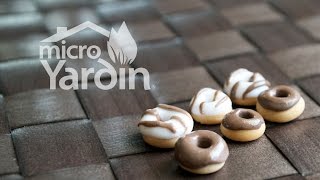 DIY Mini Donas Porcelada Fria  Cold Porcelain mini Donuts [upl. by Eliam505]