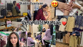 UK SY SISTER B AA GAE 😍  SHADI SHOPPING ❤️ BHABI ATAY HI SALON 😂 [upl. by Toscano575]