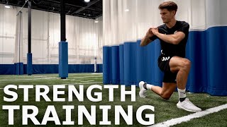 Full Body Strength Workout amp Technical Training Session  A Day In The Life of a Footballer [upl. by Hayden]