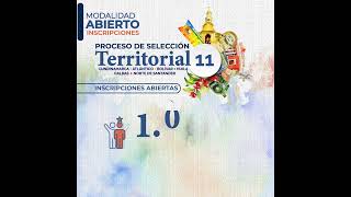 ProcesoSelecciónCNSC Territorial 11 accede a una de las 1075 vacantes disponibles [upl. by Valentin378]