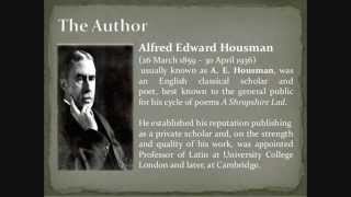 A E Housman  Two poems read by Emma Fielding and Tony Britton [upl. by Risa]