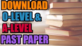 Best Website To download OLevel amp ALevel Past Paper For Free [upl. by Anayhd773]