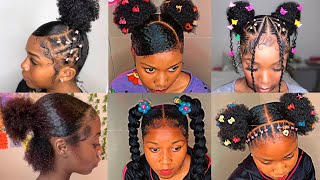 💖💦elegant SLAYED 4C4B HAIRSTYLES  SLAYED EDGES 🩵 💅🏼 🤎 [upl. by Roz907]