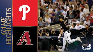 Phillies vs Dbacks NLCS Game 4 Highlights 102023  MLB Highlights [upl. by Aicilra]