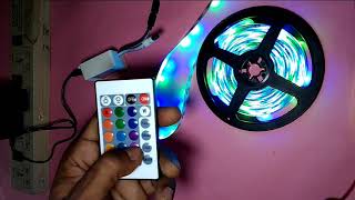 LED Strip Light RGB Controller Installation Guide step by step led strip lights amazon led strip [upl. by Ymled]