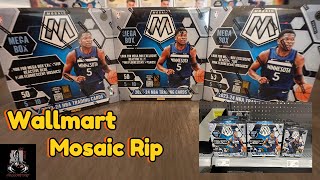 Walmart Mosaic 20232024 Mega boxes 60 Retail Worth it Couple Wembanyama RCs Cracked Blue Ice [upl. by Naji]