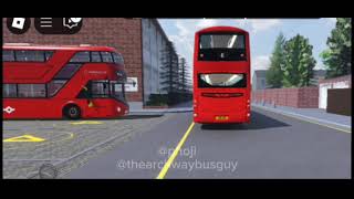 Cricklewood bus garage crash remade in Croydon Roblox [upl. by Archambault397]